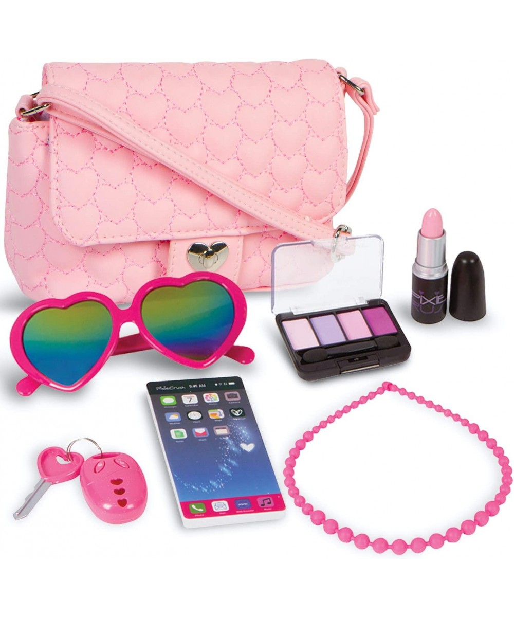 Pretend Play Purse & Makeup for Girls - Fun Little Girls Purse with Cosmetics Toys Set - Pretend Makeup Eyeshadow Cell Phone ...