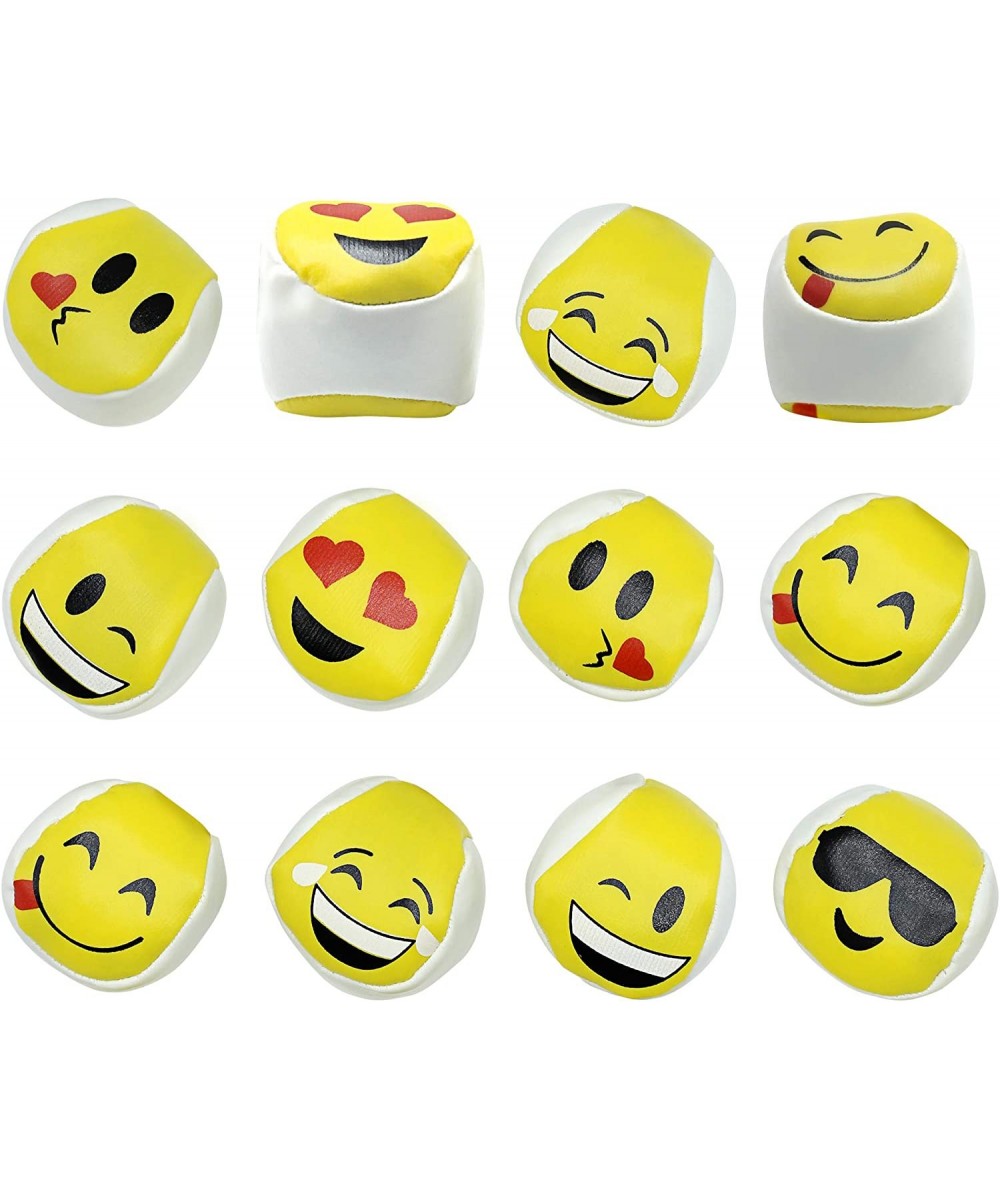 Emoji Hacky Sacks Hacky Sack Balls for Kids Funny Emoji Kickballs Party Favors Assorted Emoticon Design Hacky Sack Balls for ...