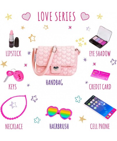 Pretend Play Purse & Makeup for Girls - Fun Little Girls Purse with Cosmetics Toys Set - Pretend Makeup Eyeshadow Cell Phone ...