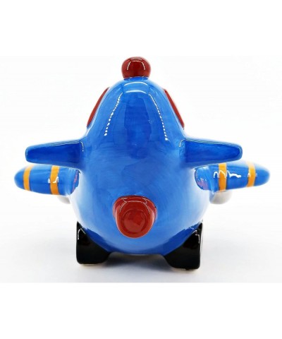 Airplane Piggy Bank for Boys Ceramic Money Saving Aircraft Plane Jet Aviation Gift Kids Coin Penny Baby Shower $49.88 Kids' M...