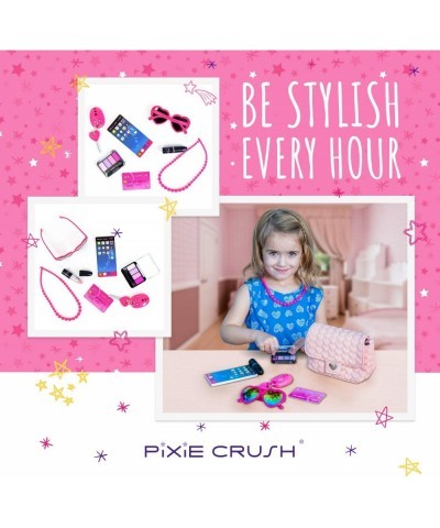 Pretend Play Purse & Makeup for Girls - Fun Little Girls Purse with Cosmetics Toys Set - Pretend Makeup Eyeshadow Cell Phone ...