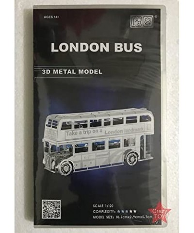 2018 3D Metal Nano Puzzle London Bus Assemble Model Kits I22207 DIY 3D Laser Cut Jigsaw Toys $31.39 3-D Puzzles