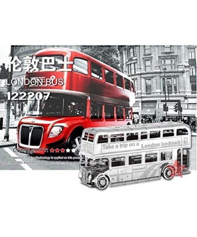 2018 3D Metal Nano Puzzle London Bus Assemble Model Kits I22207 DIY 3D Laser Cut Jigsaw Toys $31.39 3-D Puzzles