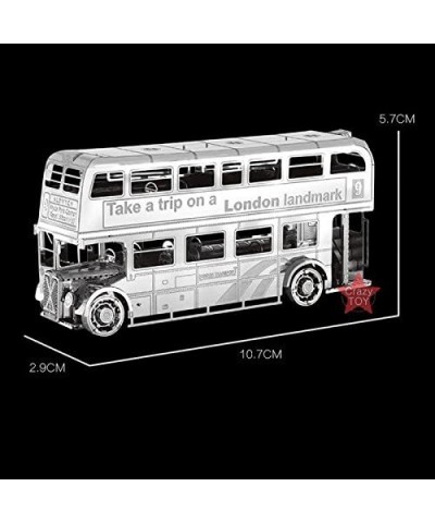 2018 3D Metal Nano Puzzle London Bus Assemble Model Kits I22207 DIY 3D Laser Cut Jigsaw Toys $31.39 3-D Puzzles