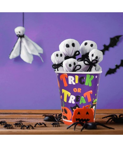 Halloween Party Supplies Witch and Pumpkin Disposable Paper Cups for Halloween Party Trick or Treat Party Decorations 9 oz 50...