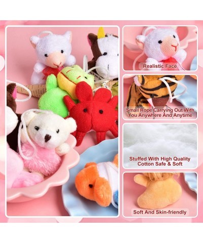 26 Pack Mini Stuffed Animals Bulk Cute Small Plush Toy Assortment Keychain Children Pets Classroom Prizes Pinata Stuffers Goo...