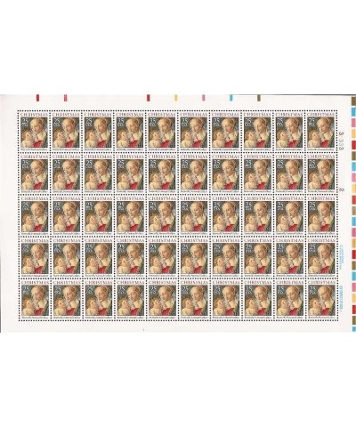 1988 Christmas Madonna & Child - Full Sheet 50 x 25 Cent Stamps Scott 2399 $57.86 Collectibles Display & Storage