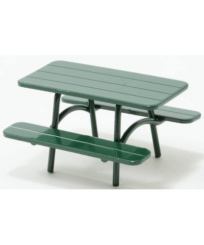 Dollhouse Miniature Green Picnic Table $18.16 Dollhouse Accessories