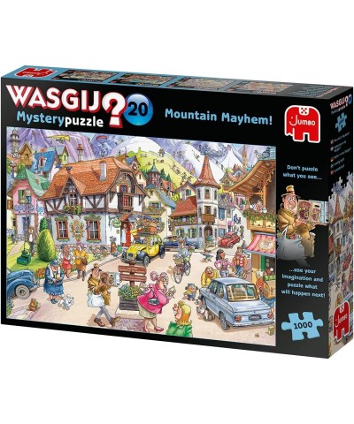 Jumbo Wasgij Mystery 20 - Mountain Mayhem! Jigsaw Puzzles for Adults 1 000 Piece $50.64 Jigsaw Puzzles