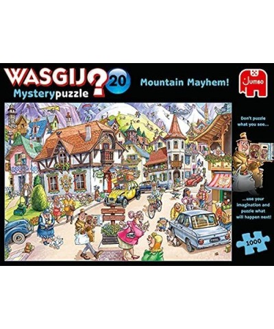 Jumbo Wasgij Mystery 20 - Mountain Mayhem! Jigsaw Puzzles for Adults 1 000 Piece $50.64 Jigsaw Puzzles