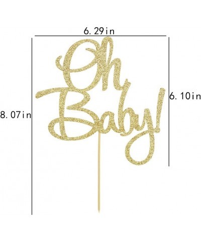 Oh Baby Cake Topper - Baby Shower For boys and girls $14.64 Kids' Party Decorations