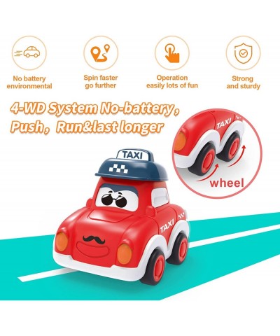 Toddler Pull Back Car Toys for 3 4 5 Years Old Boy Girl 6 Pieces Friction Powered Vehicles Push and Go Mini Car Set with Play...