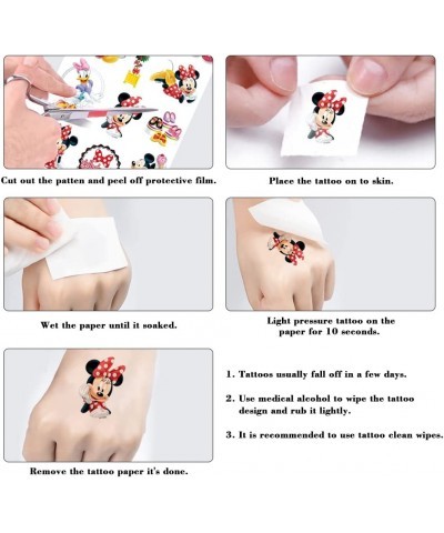 Mickey Minnie Stickers- Tattoos Stickers Pad - 60 Scenes-Amazing Ultimate Mickey Minnie - Age 3-8 Perfect for Gifts Party Fav...