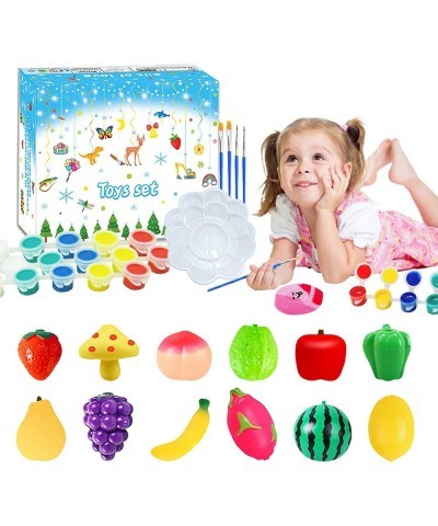 Fruits & Vegetable Painting Kit for Kids- Arts and Crafts for 4-8 Year Old Girls & Boys DIY Own Unique Toys Ideal Gift for Ch...