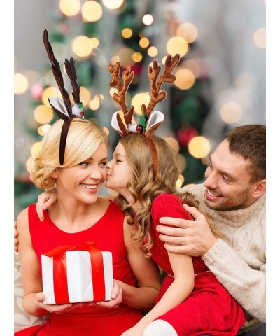 2 Pieces Antler Headband Reindeer Headband Christmas Easter Headwear with Ears (Dark Brown Light Brown Style A) $28.91 Kids' ...