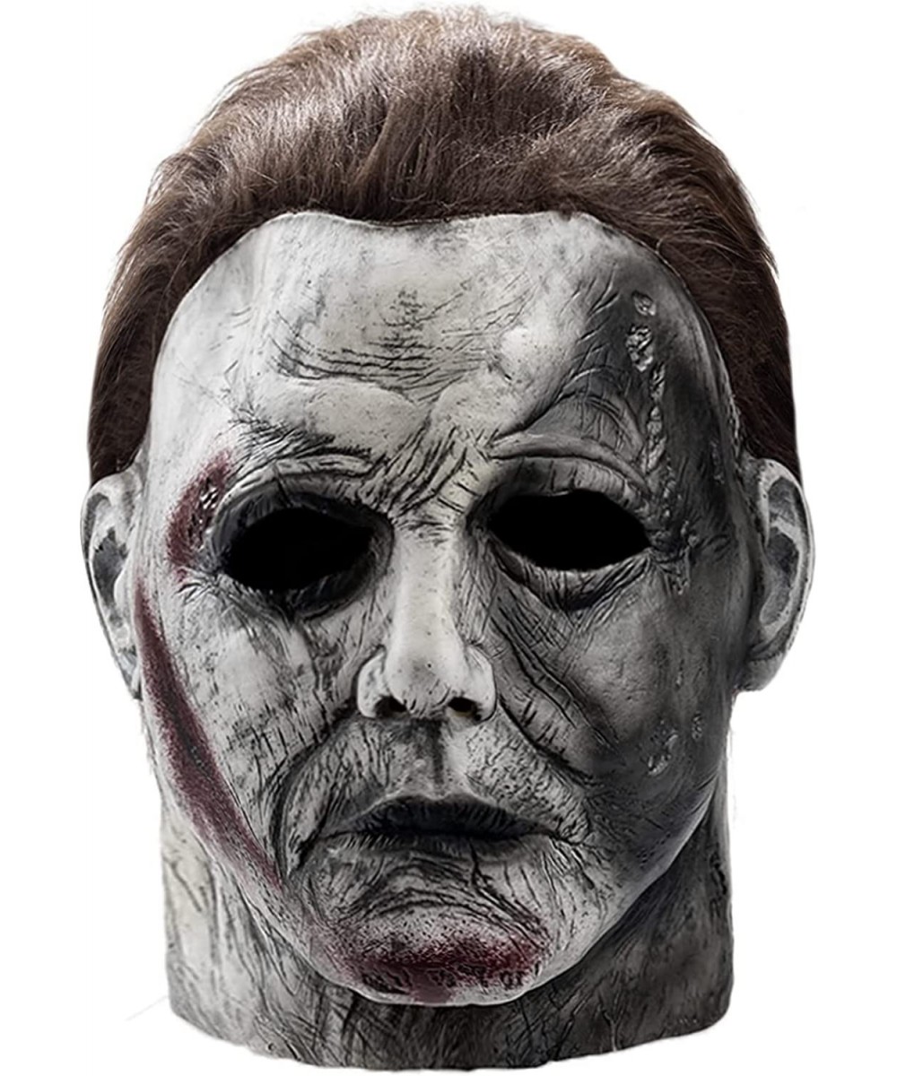 michael myers mask halloween latex realistic horror character mask for masquerade $27.06 Kids' Dress-Up Accessories