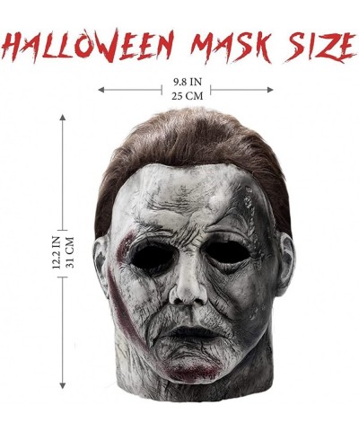 michael myers mask halloween latex realistic horror character mask for masquerade $27.06 Kids' Dress-Up Accessories