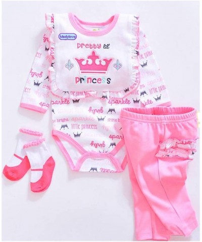 Reborn Baby Doll Princess Romper Clothes Set for 20-22 Inch Reborn Newborn Girl Dolls Bodysuit Reborn Dolls Matching Clothing...