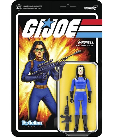 G.I. Joe Baroness Wave 1A Reaction Figure Multicolor $18.10 Action Figures