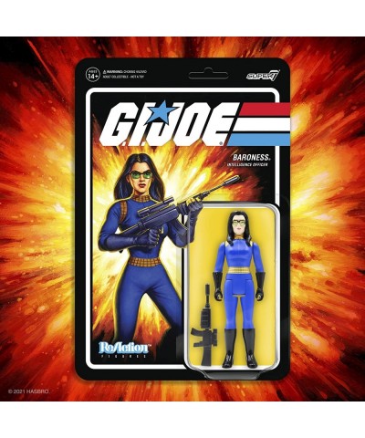 G.I. Joe Baroness Wave 1A Reaction Figure Multicolor $18.10 Action Figures