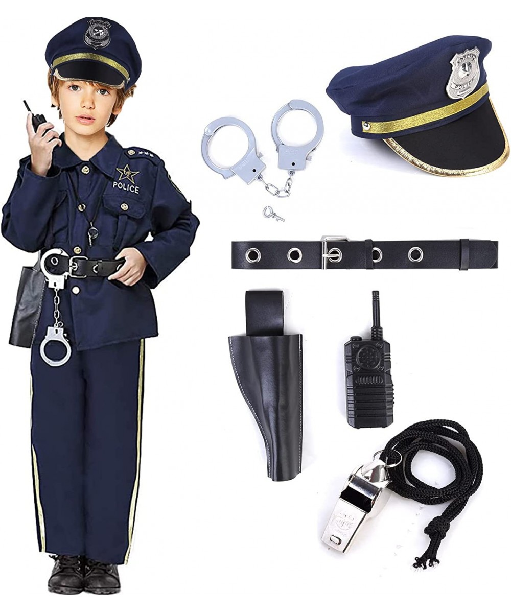 Police Costume for Boys Halloween Police Officer Costume for Kids $39.54 Kids' Costumes