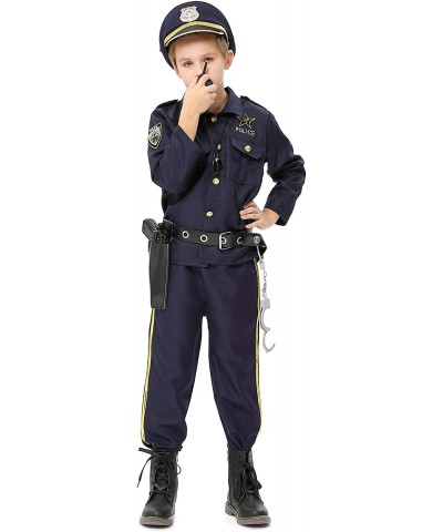 Police Costume for Boys Halloween Police Officer Costume for Kids $39.54 Kids' Costumes