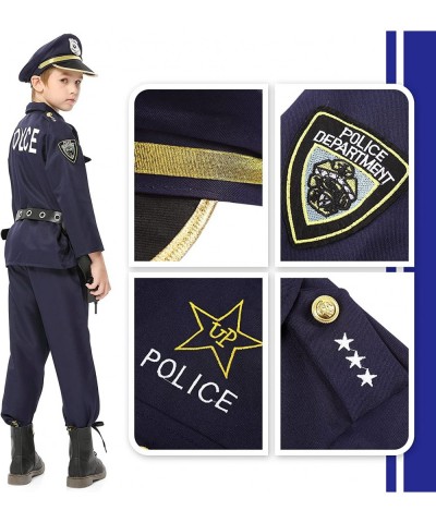 Police Costume for Boys Halloween Police Officer Costume for Kids $39.54 Kids' Costumes