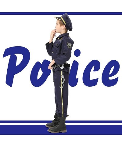 Police Costume for Boys Halloween Police Officer Costume for Kids $39.54 Kids' Costumes