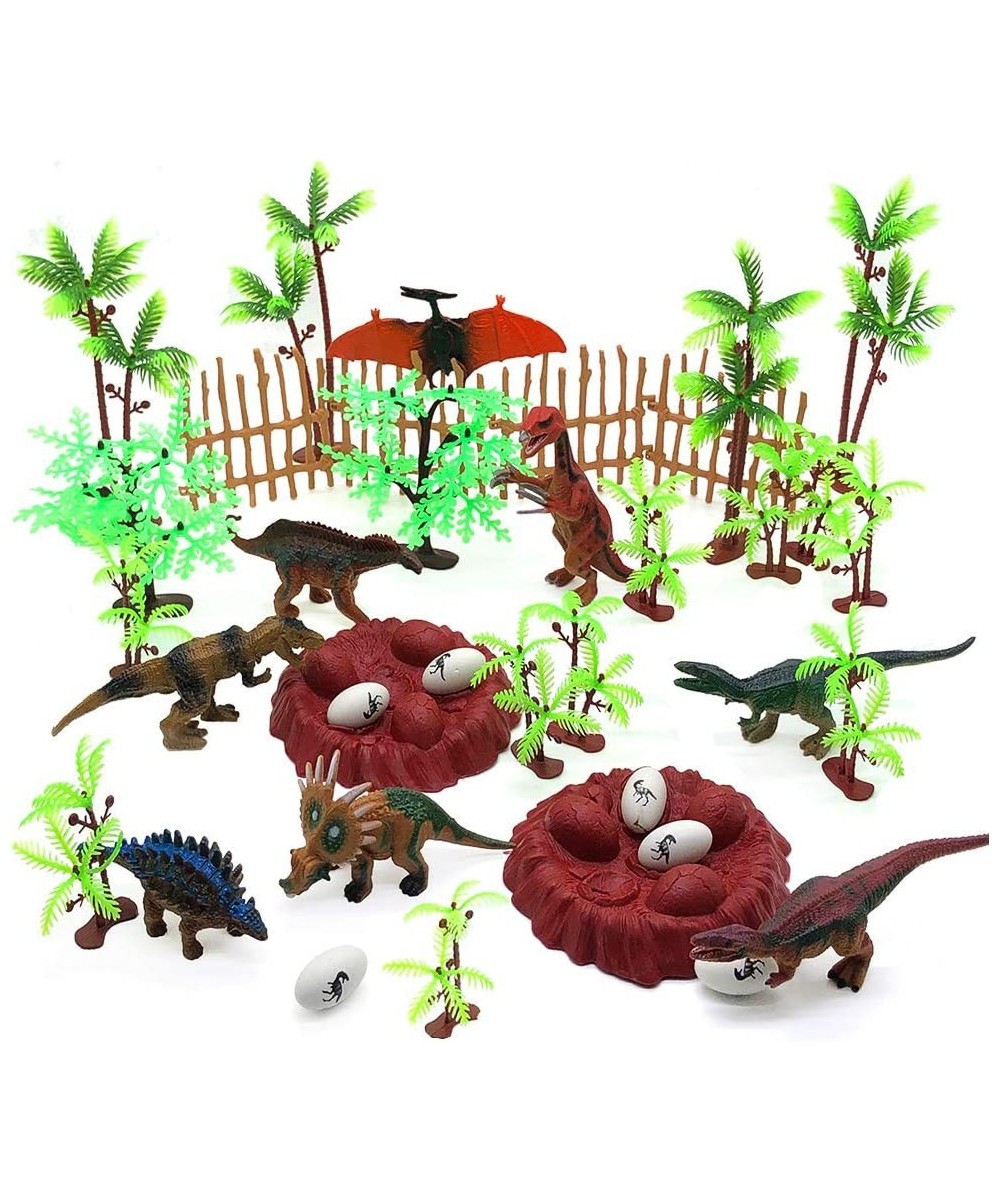 Dinosaurs Cake Decorating Kit Plastic Dinosaurs Figures Trees & Dinosaur Eggs and Egg Nest Dinosaur Figures Toy for Kids $23....