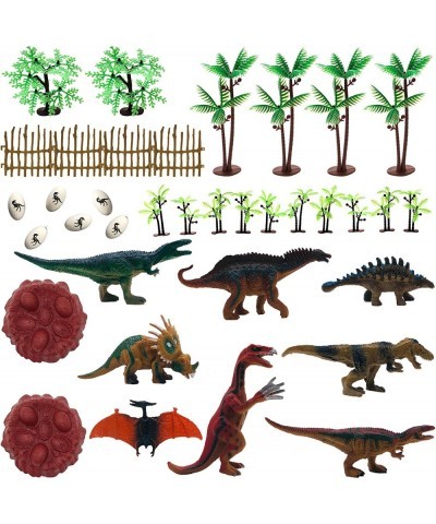 Dinosaurs Cake Decorating Kit Plastic Dinosaurs Figures Trees & Dinosaur Eggs and Egg Nest Dinosaur Figures Toy for Kids $23....