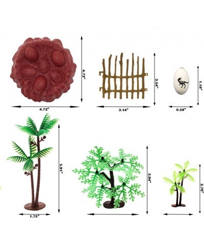 Dinosaurs Cake Decorating Kit Plastic Dinosaurs Figures Trees & Dinosaur Eggs and Egg Nest Dinosaur Figures Toy for Kids $23....