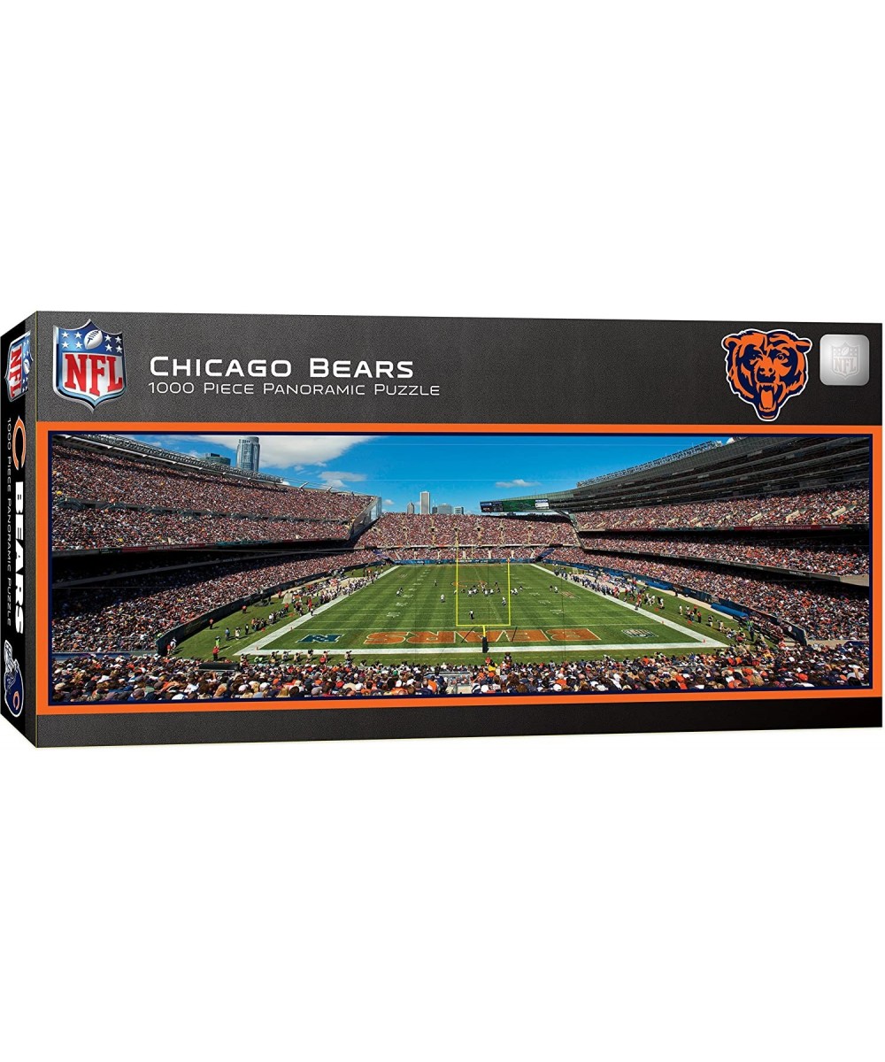 1000 Piece Sports Jigsaw Puzzle - NFL Chicago Bears Endzone View Panoramic - 13"x39 $43.55 Jigsaw Puzzles