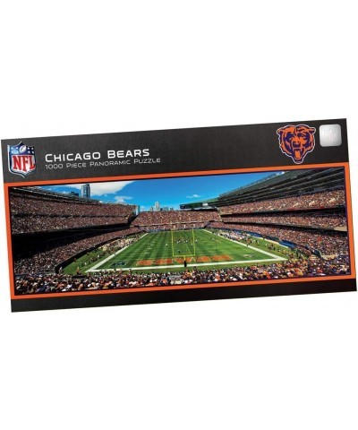 1000 Piece Sports Jigsaw Puzzle - NFL Chicago Bears Endzone View Panoramic - 13"x39 $43.55 Jigsaw Puzzles