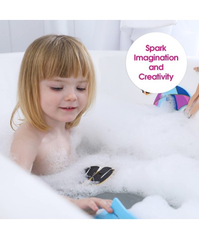 Magic Creations Foam Sticker Imaginative Bath Tub Activity Play Set Fashion Theme $29.57 Bathtub Toys