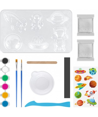 Space DIY Hand Painting Kit for Kids – Kids Arts and Crafts Set Fun Educational Plaster Mould Painting Toys Set Creative Acti...