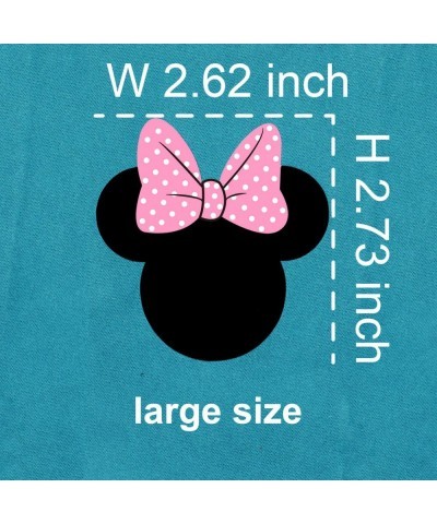 150Pcs Minnie Mouse Head Stickers Big Size 2.73 x 2.62 Inch PVC Mickey Stickers Children's Birthday Party Decorations Supplie...