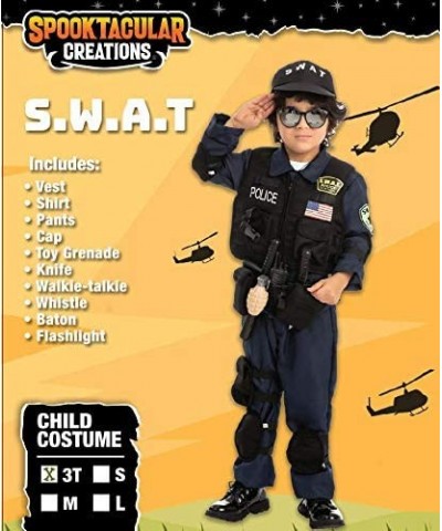 Child Unisex SWAT Costume (Small (5-7 yr)) $46.82 Kids' Costumes