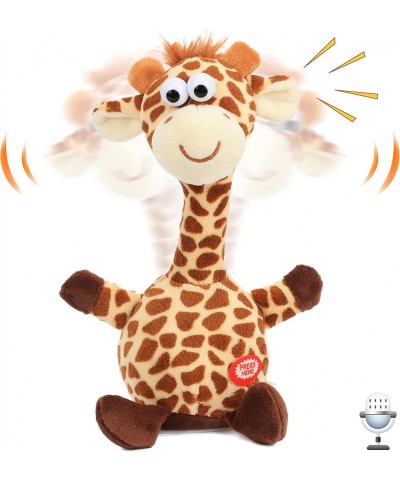 Talking Giraffe Repeats What You Say Shaking Head Electric Interactive Animated Toy Speaking Plush Buddy Birthday Festival fo...