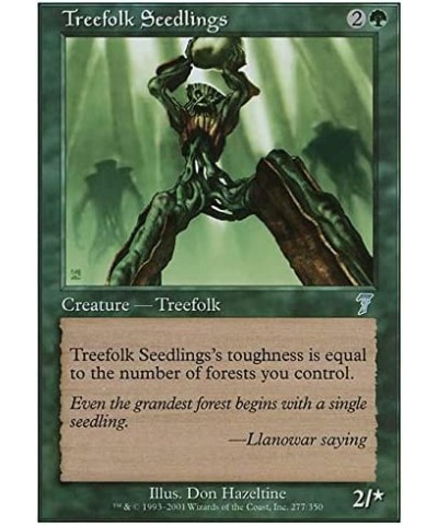 Magic: the Gathering - Treefolk Seedlings - Seventh Edition $11.13 Card Games