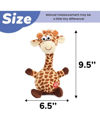 Talking Giraffe Repeats What You Say Shaking Head Electric Interactive Animated Toy Speaking Plush Buddy Birthday Festival fo...