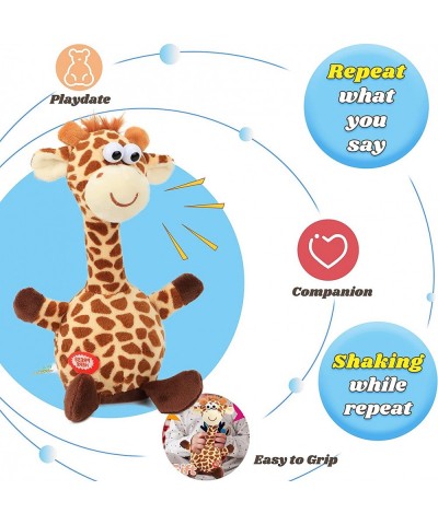 Talking Giraffe Repeats What You Say Shaking Head Electric Interactive Animated Toy Speaking Plush Buddy Birthday Festival fo...