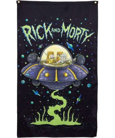 Rick and Morty Indoor Wall Banner (30" by 50") (Space Cruiser) $30.61 Kids' Party Decorations