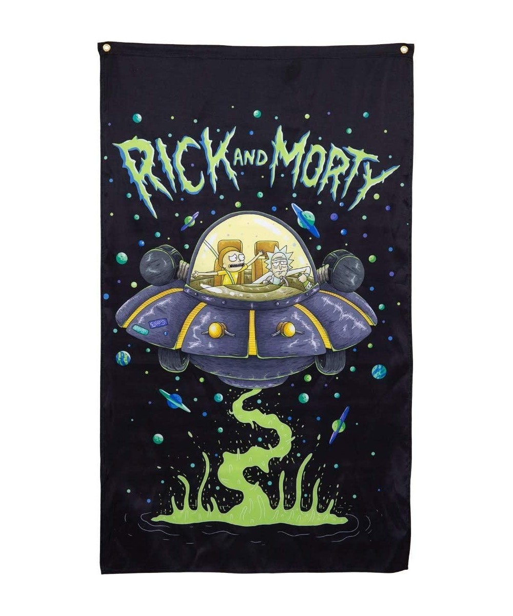 Rick and Morty Indoor Wall Banner (30" by 50") (Space Cruiser) $30.61 Kids' Party Decorations