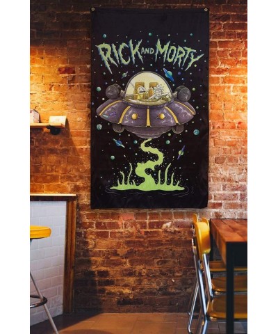 Rick and Morty Indoor Wall Banner (30" by 50") (Space Cruiser) $30.61 Kids' Party Decorations