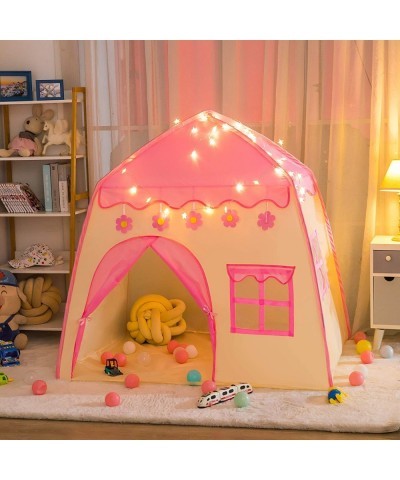 Princess Tent for Girls Girls Play Tent with Star Lights Kids Tents and Playhouses Kids Playhouse Girls Toys Indoor and Outdo...