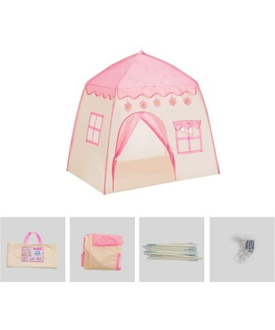 Princess Tent for Girls Girls Play Tent with Star Lights Kids Tents and Playhouses Kids Playhouse Girls Toys Indoor and Outdo...