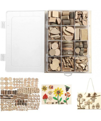 Wood Craft Kits DIY for Kids Ages 5-13 Wooden Unfinished Toys Art Paint Bulk Craft Sticks Garden Playset Loose Parts Play Mat...