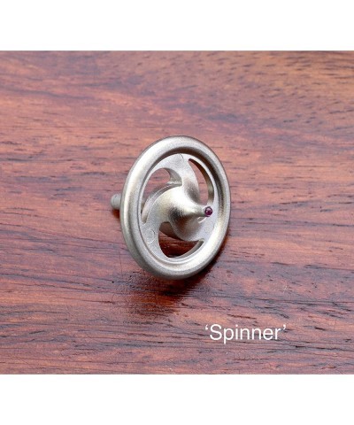 Turbo Tops Stainless Steel Spin Tops 2 Pack (Silver) $14.39 Novelty Spinning Tops