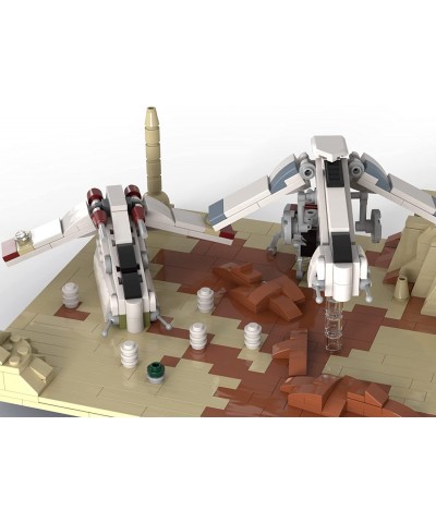 Technic Space Wars Spaceship Building Blocks MOC-54880 by Red5-Leader 700 Pieces at-TE Imperial Walker Battle of Geonsis Mode...