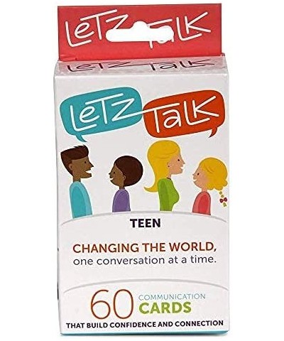 Conversation Cards for Teens - Communication Topics Conversation Starters - Build Confidence & Emotional Intelligence Family ...